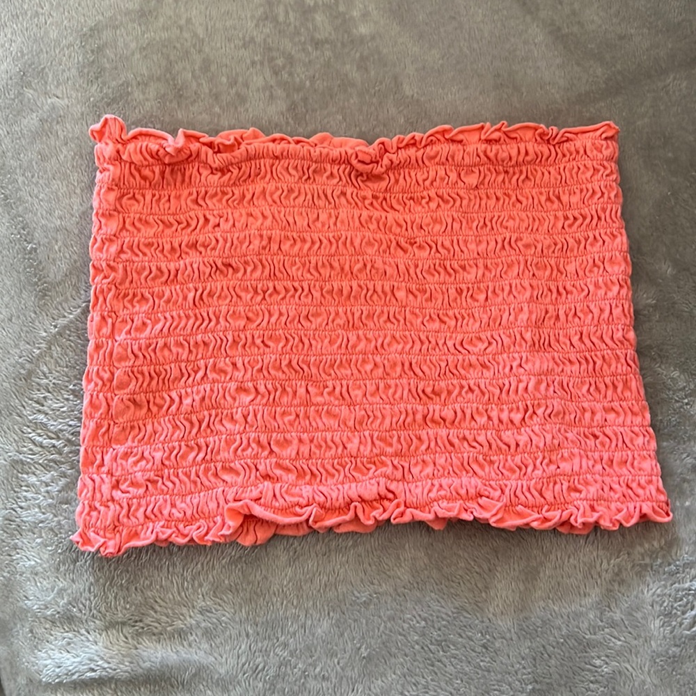 Pink tube top size small